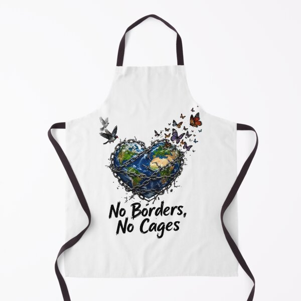 Item preview, No Borders, No Cages designed and sold by Uglyandcute.
