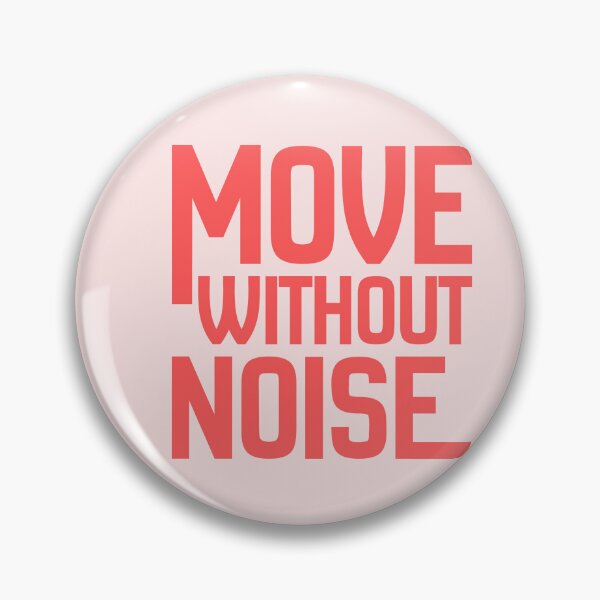 Item preview, Move Without Noise – Quiet Action Minimal Introvert Quote T-Shirt designed and sold by YasirHamidDesigns .