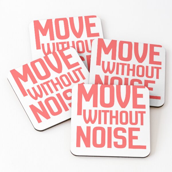Item preview, Move Without Noise – Quiet Action Minimal Introvert Quote T-Shirt designed and sold by YasirHamidDesigns .