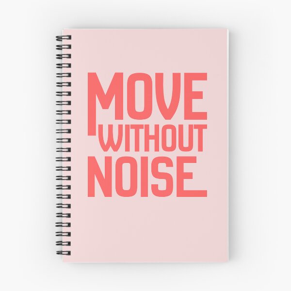 Item preview, Move Without Noise – Quiet Action Minimal Introvert Quote T-Shirt designed and sold by YasirHamidDesigns .