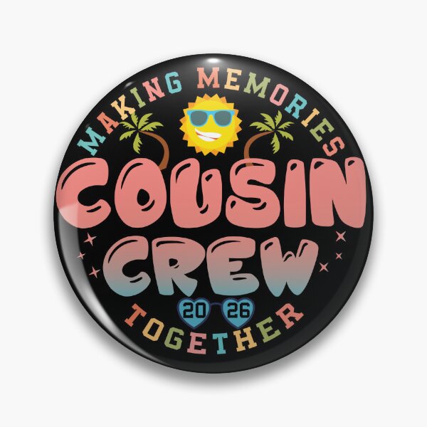 Item preview, Cousin Crew 2026 – Making Memories Together Family Vacation Design designed and sold by PixelWaveBD.
