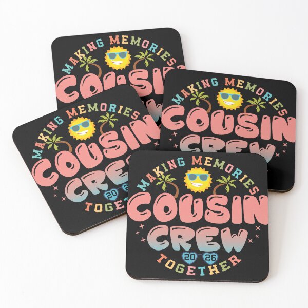 Item preview, Cousin Crew 2026 – Making Memories Together Family Vacation Design designed and sold by PixelWaveBD.
