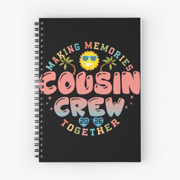 Item preview, Cousin Crew 2026 – Making Memories Together Family Vacation Design designed and sold by PixelWaveBD.