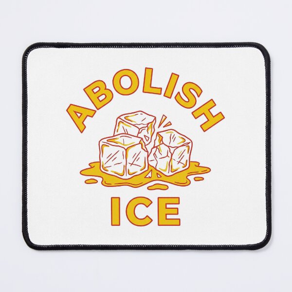 Item preview, Abolish ICE Melting Ice Cubes Visual Pun Political Protest Art designed and sold by zzz888.