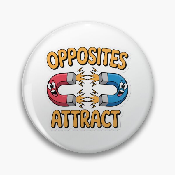 Item preview, "Opposites attract: the magic of contradiction - where the two different meet to create an unforgettable harmony" designed and sold by Print a dream.
