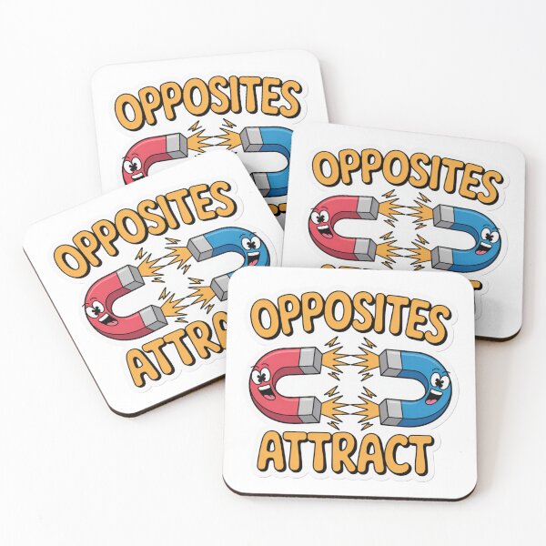 Item preview, "Opposites attract: the magic of contradiction - where the two different meet to create an unforgettable harmony" designed and sold by Print a dream.