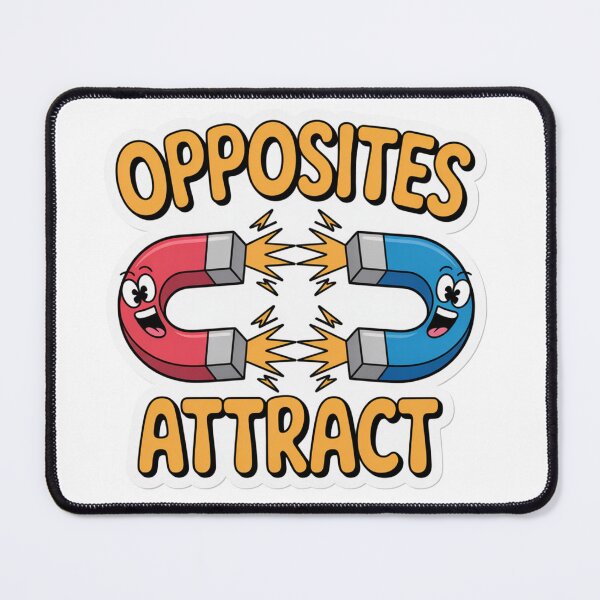 Item preview, "Opposites attract: the magic of contradiction - where the two different meet to create an unforgettable harmony" designed and sold by Print a dream.