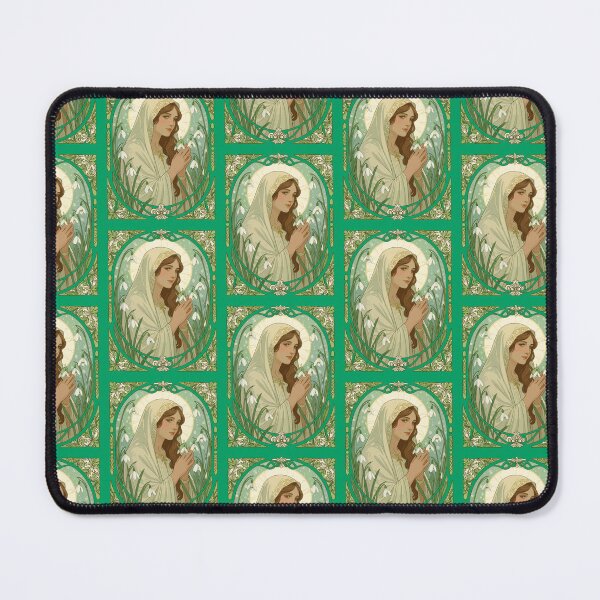 Item preview, St Brigid Holding Snowdrops at Imbolc designed and sold by taiche.