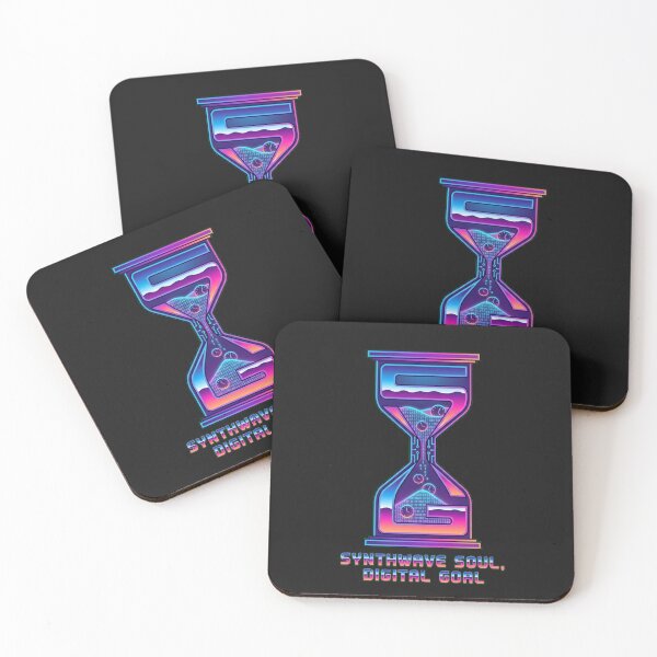 Item preview, Deadline Crunch: Glowing Alphabet Digital Hourglass designed and sold by Thaivi Design.