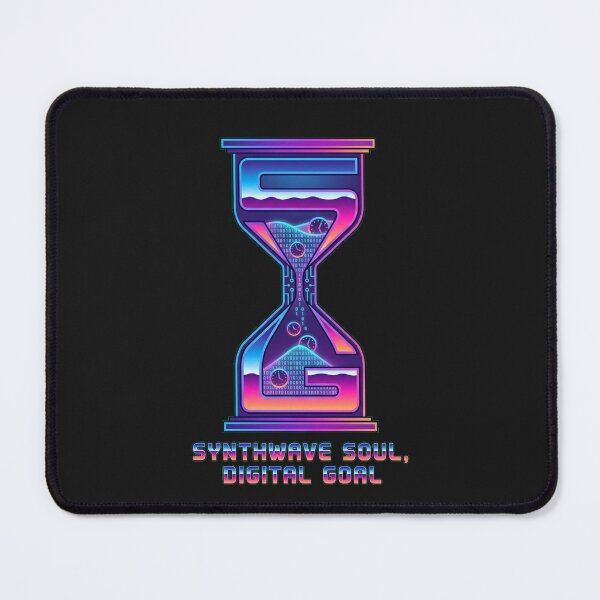 Item preview, Deadline Crunch: Glowing Alphabet Digital Hourglass designed and sold by Thaivi Design.