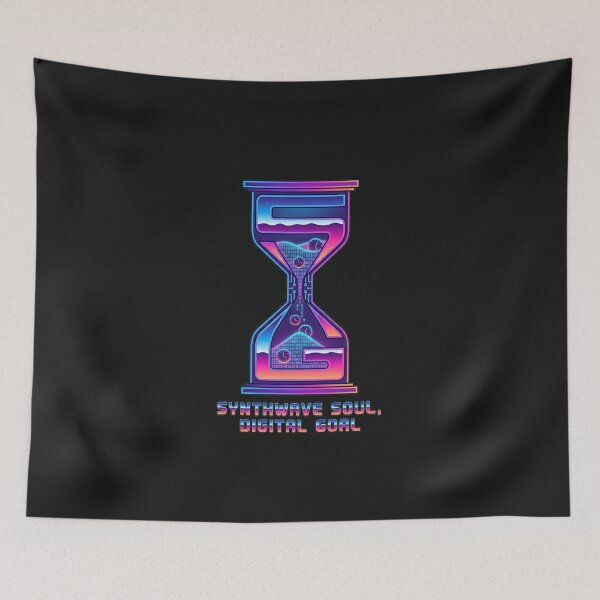 Item preview, Deadline Crunch: Glowing Alphabet Digital Hourglass designed and sold by Thaivi Design.
