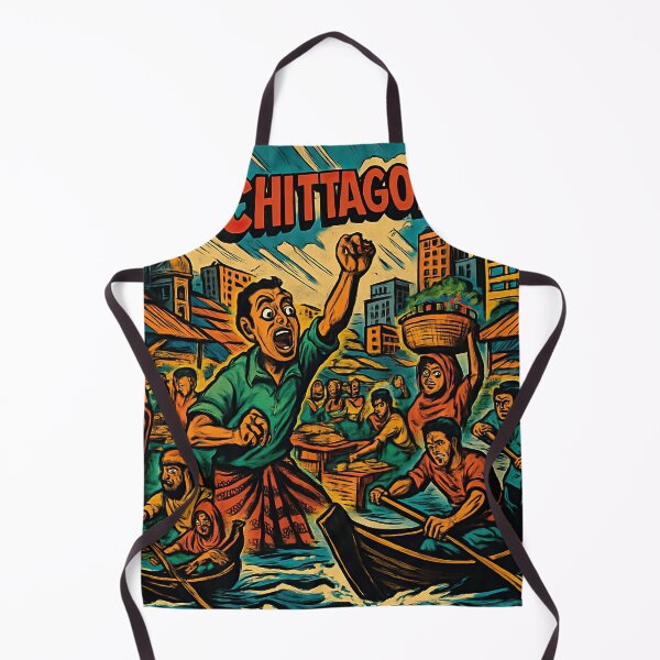 Item preview, Chittagong, city | Comics stylCartoone -  designed and sold by ComicsFactory.