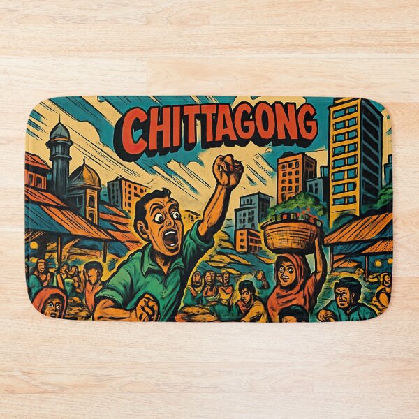 Item preview, Chittagong, city | Comics stylCartoone -  designed and sold by ComicsFactory.