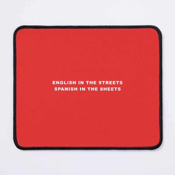 Item preview, STREETS SHEETS WHITE TEXT designed and sold by Zaguaro.