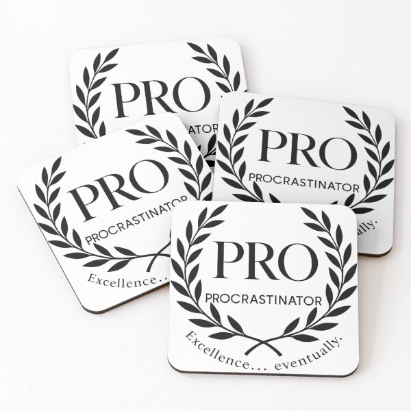 Item preview, Procrastinator Laurels Emblem designed and sold by Kenhrl.