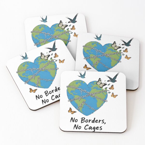 Item preview, No Borders, No Cages designed and sold by Uglyandcute.
