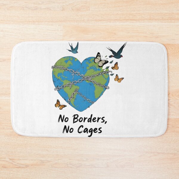 Item preview, No Borders, No Cages designed and sold by Uglyandcute.