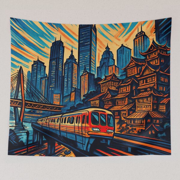Item preview, Chongqing, city | Comics stylCartoone -  designed and sold by ComicsFactory.