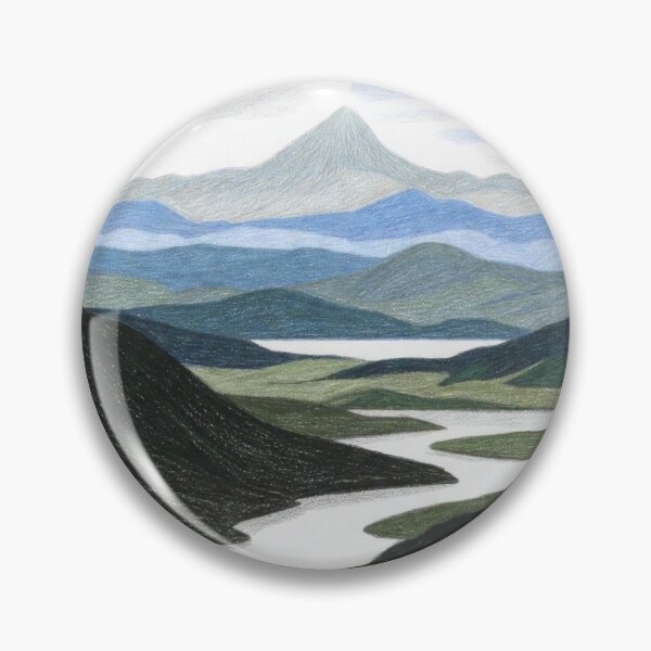 Item preview, A Lake District inspired design this looks like a classic painting.  designed and sold by GadsbyArts.