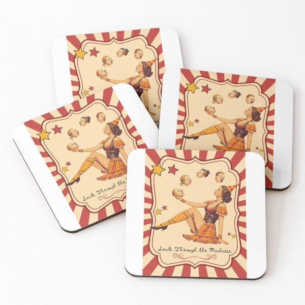 Item preview, Vintage Big Top Juggler Art Smile Through the Madness designed and sold by CindyRandomVibes.