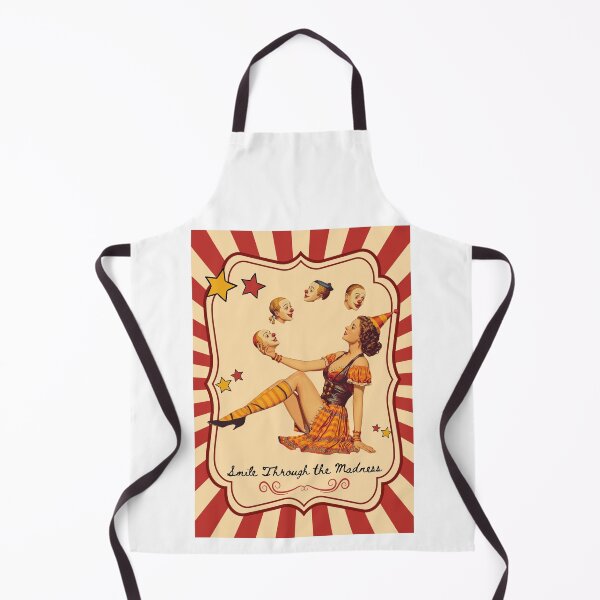 Item preview, Vintage Big Top Juggler Art Smile Through the Madness designed and sold by CindyRandomVibes.
