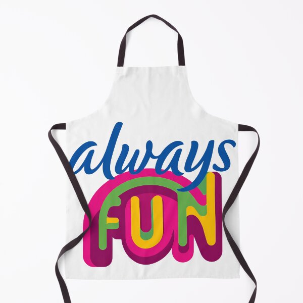 Item preview, Always Fun Rainbow Typography - Colorful 3D Positive Vibes Motivational Art Print designed and sold by DesignArtist.ia.