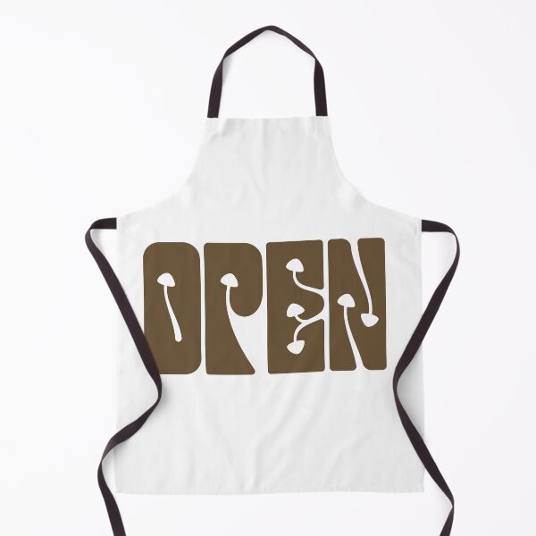 Item preview, Open – Psychedelic Mushroom Typography Design designed and sold by andry01.