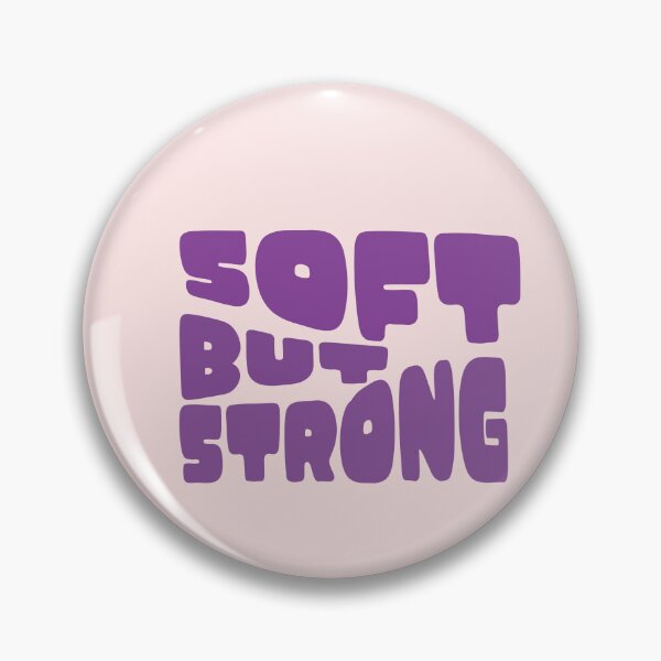 Item preview, Soft but Strong – Quiet Strength Minimal Introvert Quote T-Shirt designed and sold by YasirHamidDesigns .