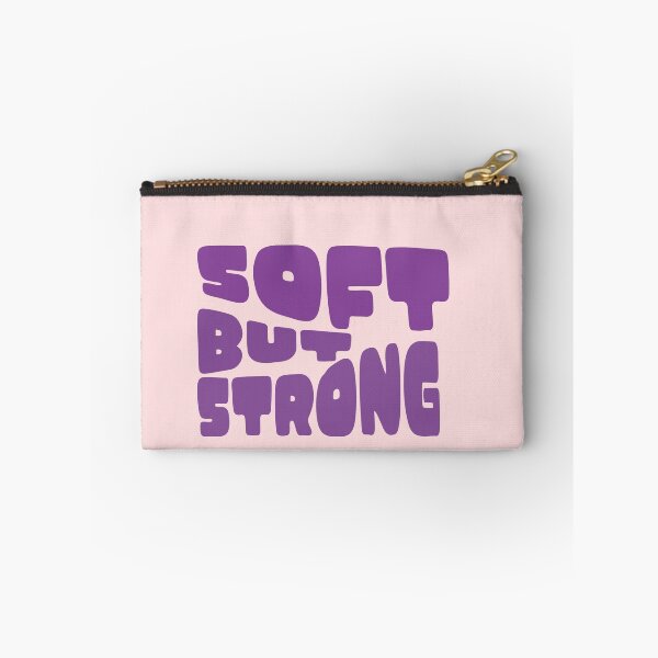 Item preview, Soft but Strong – Quiet Strength Minimal Introvert Quote T-Shirt designed and sold by YasirHamidDesigns .