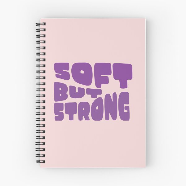 Item preview, Soft but Strong – Quiet Strength Minimal Introvert Quote T-Shirt designed and sold by YasirHamidDesigns .