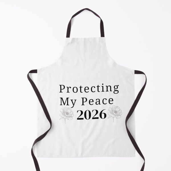 Item preview, Protecting My Peace 2026 - Minimalist Floral Mental Health Quote designed and sold by izabile.