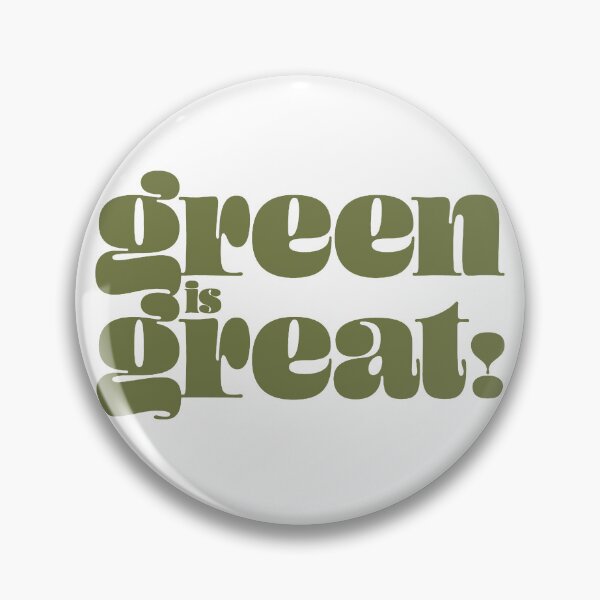 Item preview, Green Is Great – Retro Bold Typography Design designed and sold by andry01.