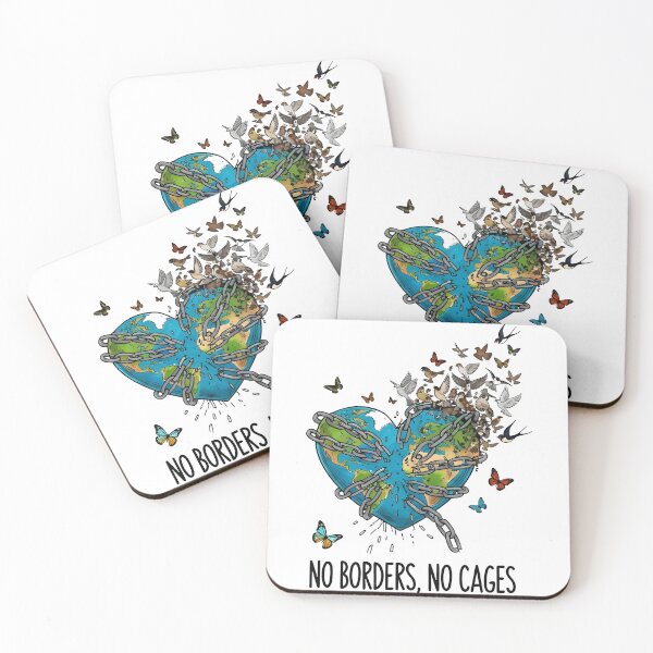 Item preview, No Borders, No Cages designed and sold by Uglyandcute.