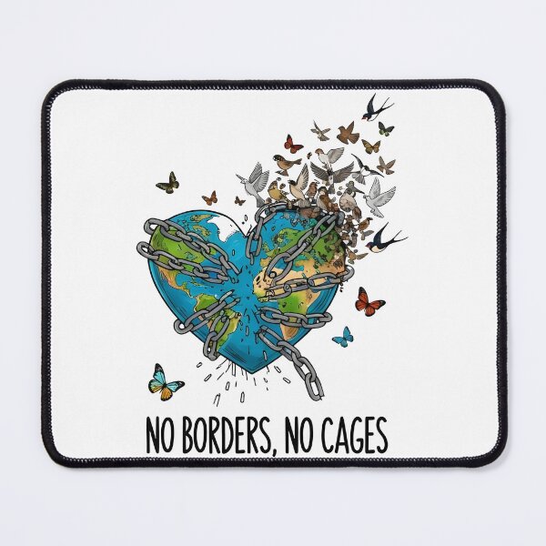 Item preview, No Borders, No Cages designed and sold by Uglyandcute.