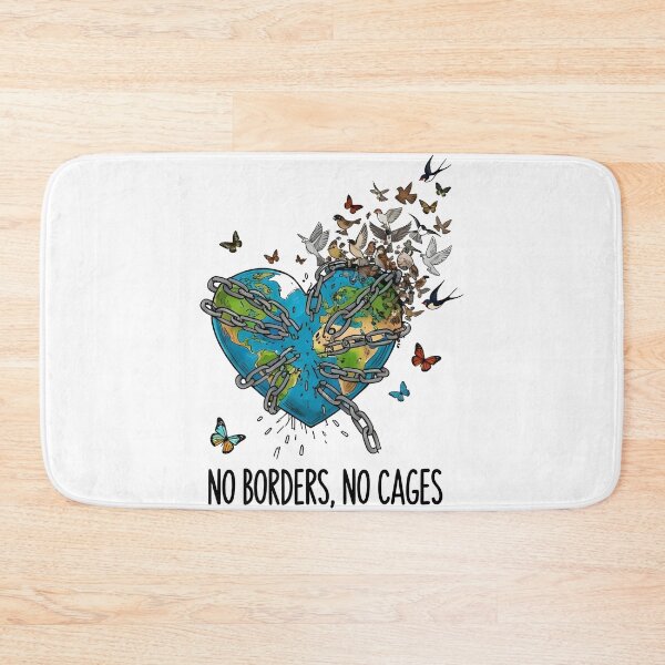 Item preview, No Borders, No Cages designed and sold by Uglyandcute.