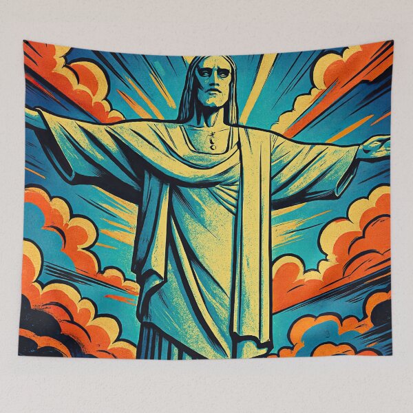 Item preview, Christ the Redeemer | Comics stylCartoone -  designed and sold by ComicsFactory.
