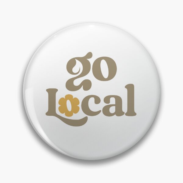 Item preview, Go Local – Retro Floral Typography Design designed and sold by andry01.