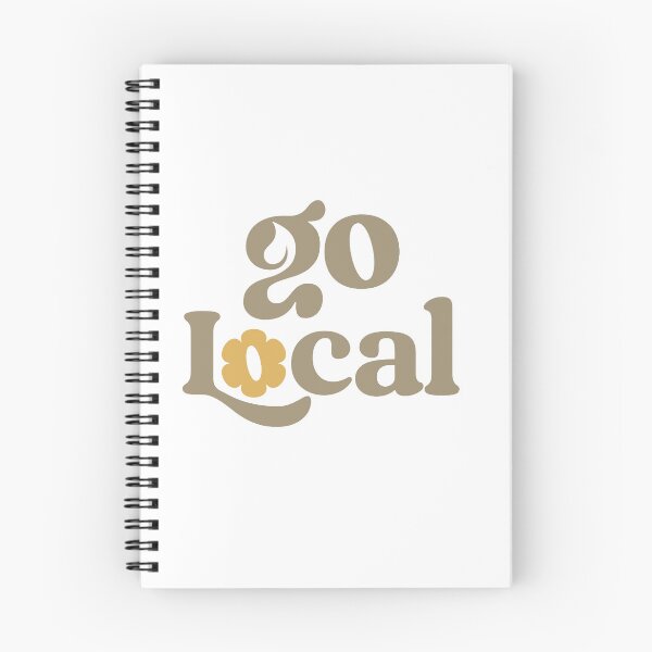 Item preview, Go Local – Retro Floral Typography Design designed and sold by andry01.