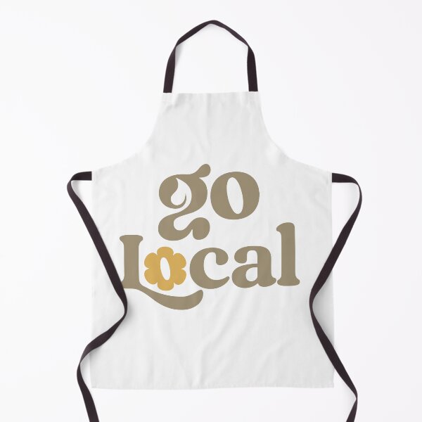 Item preview, Go Local – Retro Floral Typography Design designed and sold by andry01.