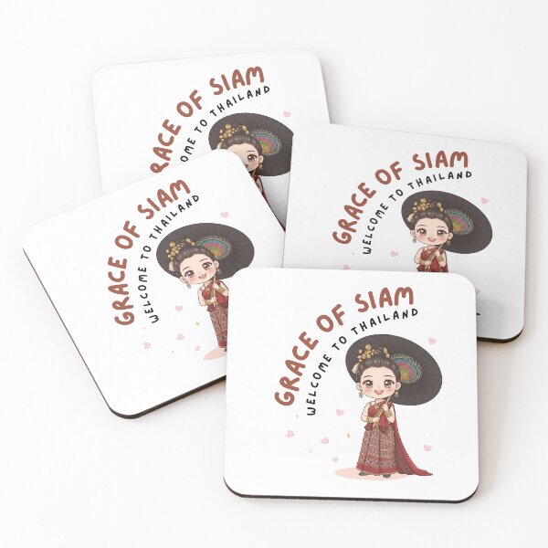 Item preview, Grace of Siam – Cute Thai Girl Chibi Illustration designed and sold by Beeform.