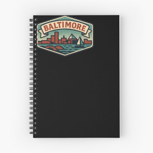 Item preview, Baltimore Inner Harbor Retro Hexagon Patch – Vintage Maritime & Brick designed and sold by Cosmopolis.