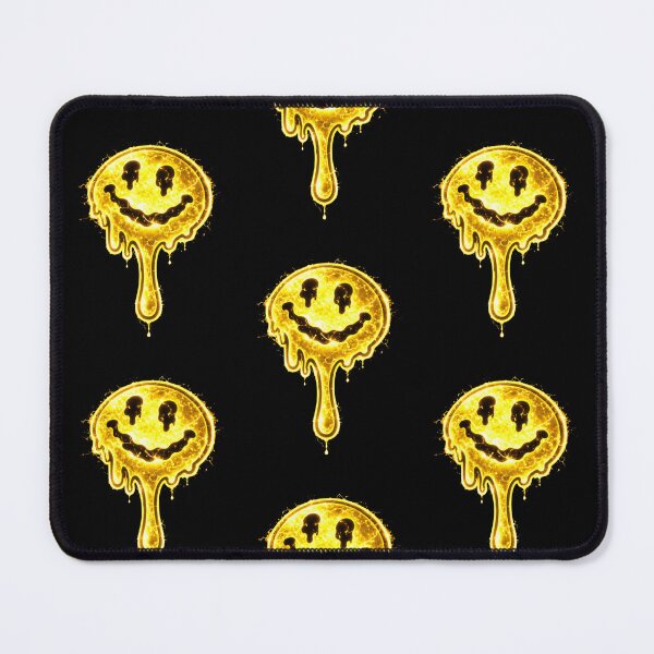 Item preview, Drip Smile – Electric Yellow Melting Face designed and sold by ArtfulAppeals.