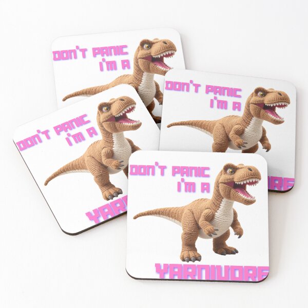 Item preview, Don't Panic - I'm a Yarnivore designed and sold by perkypuffin.