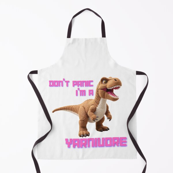Item preview, Don't Panic - I'm a Yarnivore designed and sold by perkypuffin.