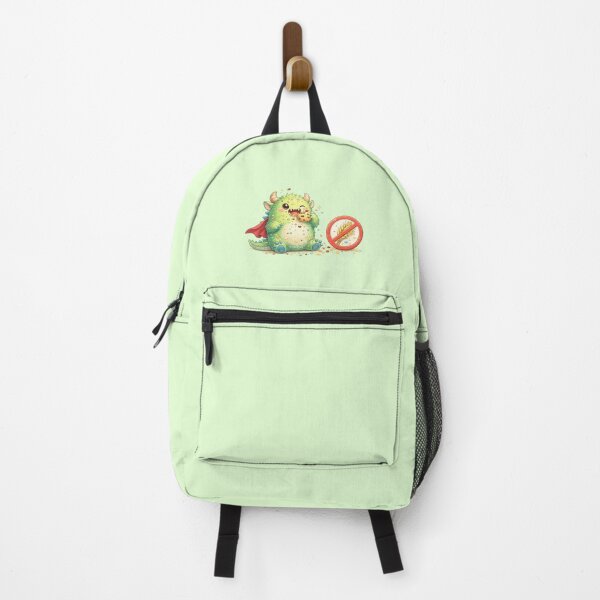 Item preview, Monster Who Eats Crumbs (Not Gluten) – Cute Gluten Free Safety Illustration designed and sold by My Gluten Free Life UK.