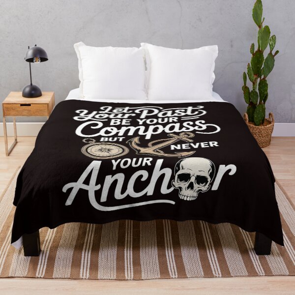 Item preview, Let Your Past Be Your Compass But Never Your Anchor – Mindset Motivational Quote designed and sold by Redgiant87x.