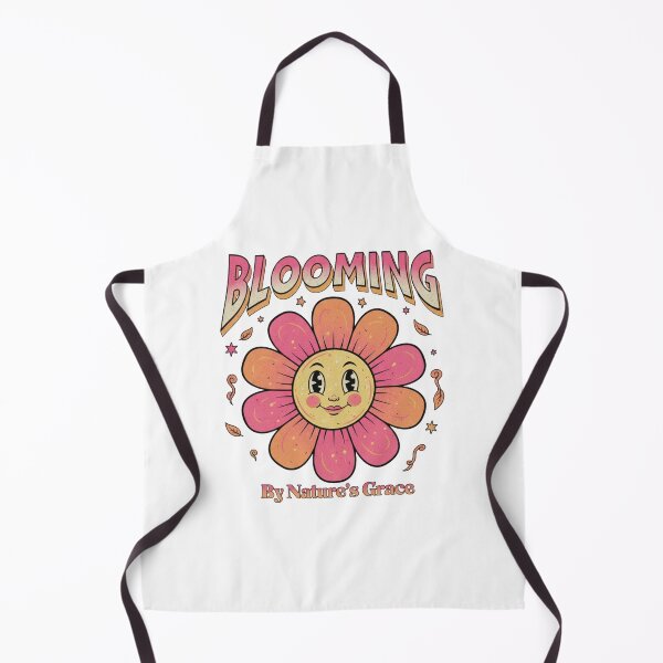 Item preview, Blooming Retro Flower - Cute Vintage Aesthetic Sunflower Face designed and sold by LittleLoopArt.
