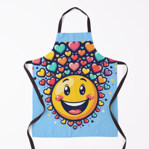 Item preview, Smiley face and many hearts designed and sold by PrintLabStudio.