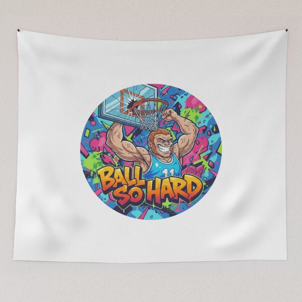 Item preview, BALL SO HARD – Hustle Sports Motivation Quote designed and sold by YounexxART.