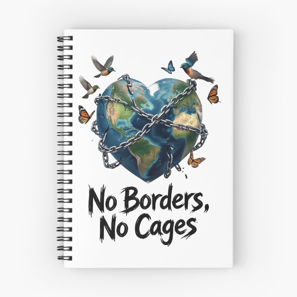 Item preview, No Borders, No Cages designed and sold by Uglyandcute.